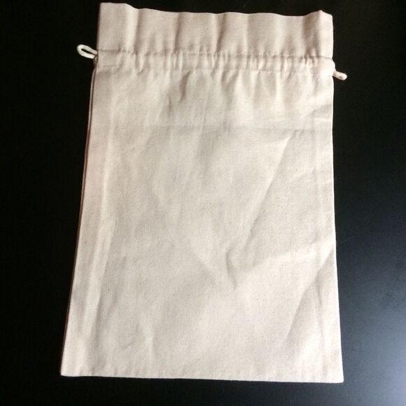 NWOT Valia Gabriel Cotton Drawstring Dust Bag - Picture 2 of 5